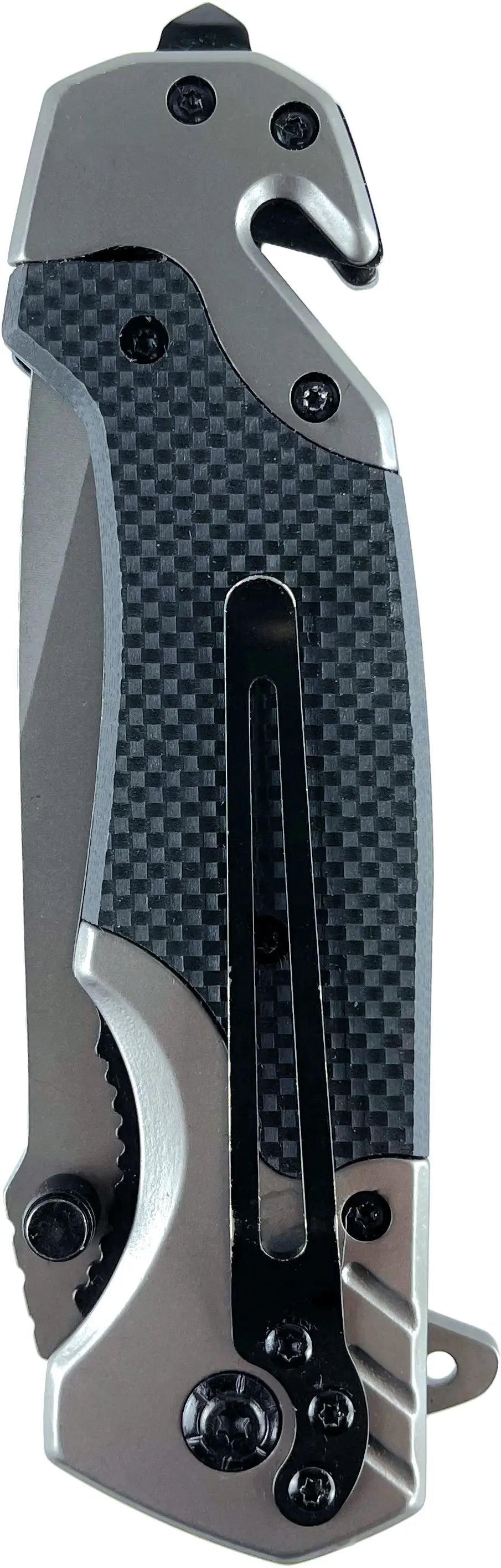 Pocket Knife with Belt Cutter - 6 Pieces Per Retail Ready Display 23148 TAC GEAR