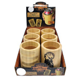 Wood Insulated Can and Bottle Cooler - 6 Pieces Per Retail Ready Display 23222 POLAR GEAR