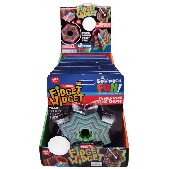 Fidget Fractal Widget Toy - 12 Pieces Per Retail Ready Display 23267 KIPP BROTHERS