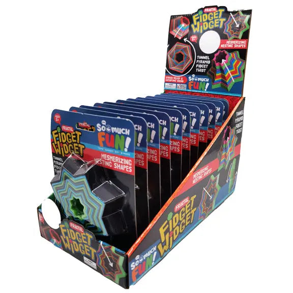 Fidget Fractal Widget Toy - 12 Pieces Per Retail Ready Display 23267 KIPP BROTHERS