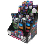 Mood Light USB Mini Disco Ball - 6 Pieces Per Retail Ready Display 23308 CAR VIBEZ