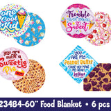 Blanket Plush Floor Display Assortment Floor Display - 36 Pieces Per Retail Ready Display 88399 KIPP BROTHERS