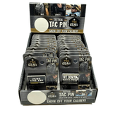 Patriotic Enamel Tac Gear Pin - 24 Pieces Per Retail Ready Display 23502 TAC GEAR