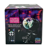 Mood Light USB LED Disco Light with Suction Cup Mount - 4 Pieces Per Retail Ready Display 23575 CAR VIBEZ