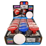 Electric Coil Button Lighter - 12 Pieces Per Retail Ready Display 23577 CAR VIBEZ