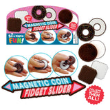 Fidget Magnetic Coin Slide Toy - 12 Pieces Per Pack 23686 KIPP BROTHERS