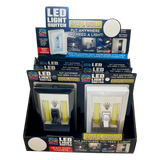 LED Light Switch with Magnets - 6 Pieces Per Retail Ready Display 23692 CAR VIBEZ
