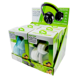 Wireless Headphones Youth with Aux Cable - 6 Pieces Per Retail Ready Display 23724 GADGET GEAR