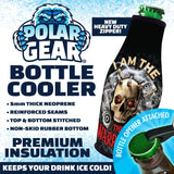 Neoprene 16 Oz Bottle Suit Cooler - 6 Pieces Per Retail Ready Display 23736 POLAR GEAR