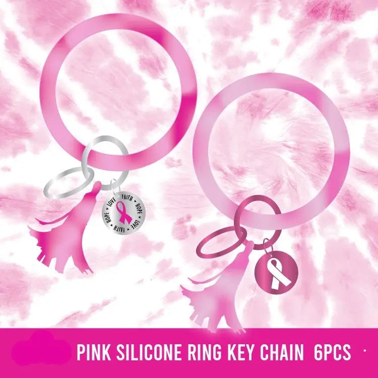 Breast Cancer Awareness Pink Assortment Floor Display - 78 Pieces Per Retail Ready Display 88475 NOVELTY INC