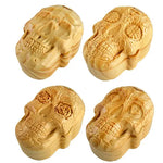 Wood Skull Puzzle Storage Box - 6 Pieces Per Retail Ready Display 23229 SMOKEZILLA