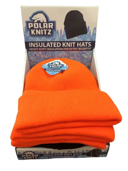 Winter Knit Hat Beanie and Glove Assortment Floor Display - 84 Pieces Per Retail Ready Display 88349 POLAR GEAR