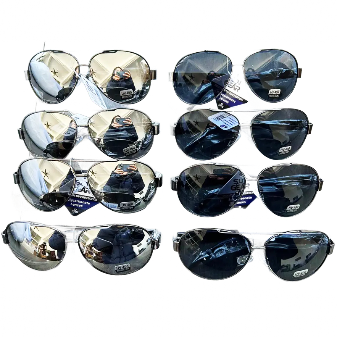 Sunglasses Sungear Assortment - 8 Pieces Per Pack 50233 SUN GEAR