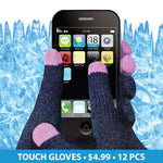 Winter Knit Hat Beanie and Glove Assortment Floor Display - 84 Pieces Per Retail Ready Display 88349 POLAR GEAR
