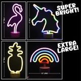 Neon Sign Assortment Floor Display - 16 Pieces Per Retail Ready Display 88462 NOVELTY INC