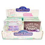 Inspirational Glass Keepsake - 6 Pieces Per Retail Ready Display 23574 KIPP BROTHERS