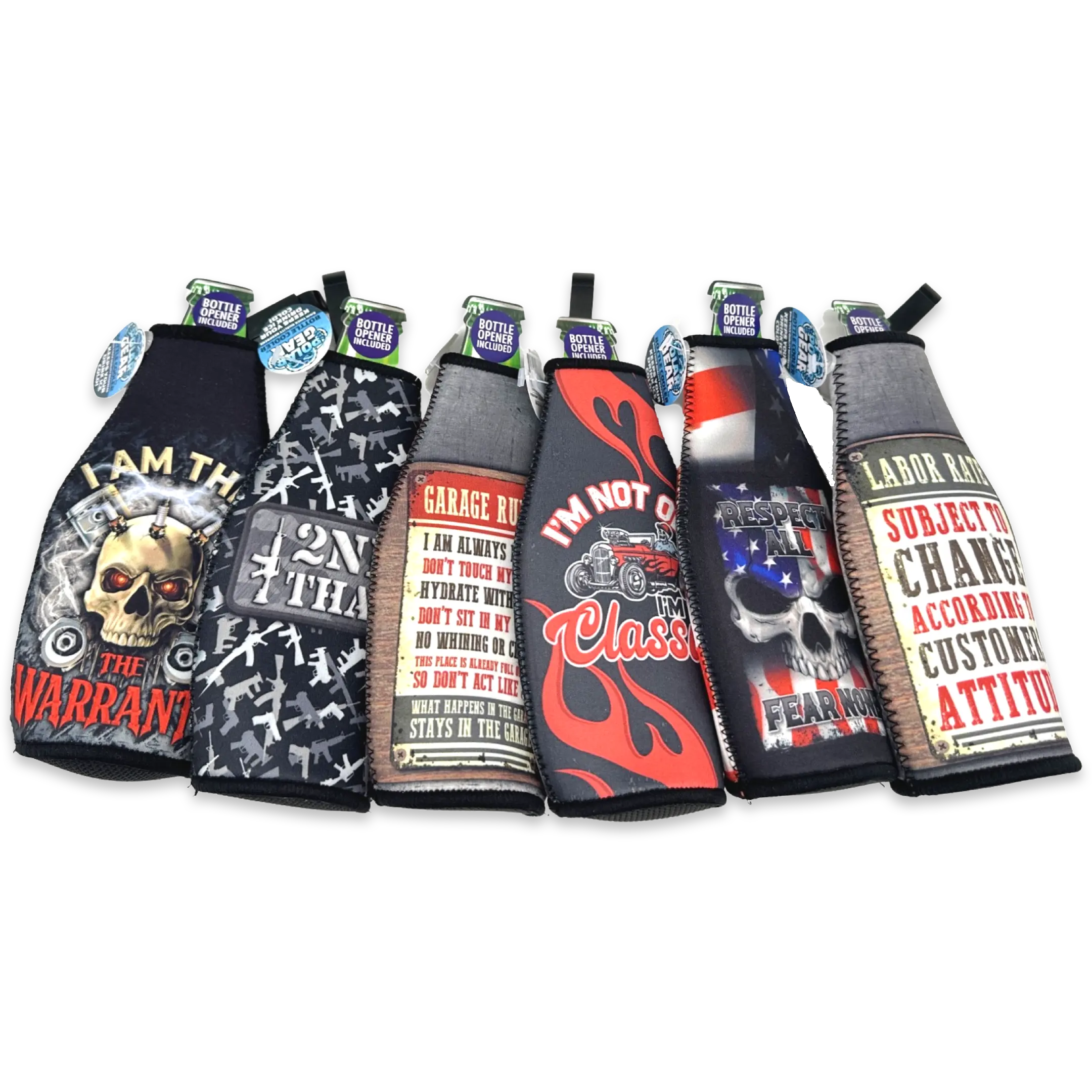 Neoprene 16 Oz Bottle Suit Cooler - 6 Pieces Per Retail Ready Display 23736 POLAR GEAR