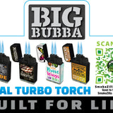 Merchandising Fixture - Corrugated Big Bubba Dual Torch 3 Tier Display ONLY 974360 SMOKEZILLA