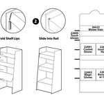 Merchandising Fixture - Winter Corrugated Floor Display 974700 POLAR GEAR