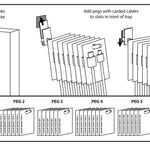 10FT Braided Sync and Charge Cable Assortment Floor Display - 36 Pieces Per Retail Ready Display 88385 NOVELTY INC