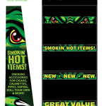 Merchandising Fixture - Corrugated Smokezilla 2 Piece Floor Display End Cap ONLY 976150 SMOKEZILLA