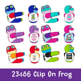 Plush Long Arm Frog Assortment Floor Display - 39 Pieces Per Retail Ready Display 88275 KIPP BROTHERS