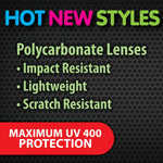 Sunglasses Sport Rayz Assortment Floor Display - 48 Pieces Per Retail Ready Display 88442 DRIVER'S EDGE