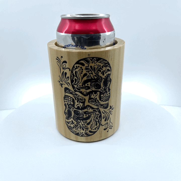 Wood Insulated Can and Bottle Cooler - 6 Pieces Per Retail Ready Display 23222 POLAR GEAR