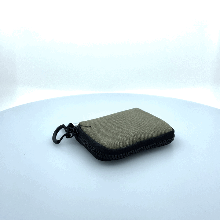 Canvas Smoking Pouch with Zipper  - 6 Pieces Per Retail Ready Display 26016 SMOKEZILLA