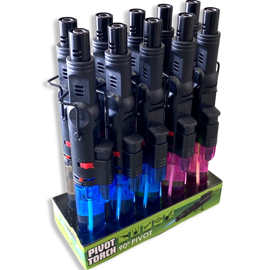 Pivot Head Torch Stick Lighter - 10 Pieces Per Retail Ready Display 41526 SMOKEZILLA