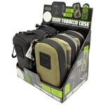 Canvas Tobacco Mini Case with Zipper - 6 Pieces Per Retail Ready Display 23293 SMOKEZILLA