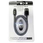 Charging Cable Indestructible USB to Micro USB 3FT - 6 Pieces Per Pack 40079 NOVELTY INC