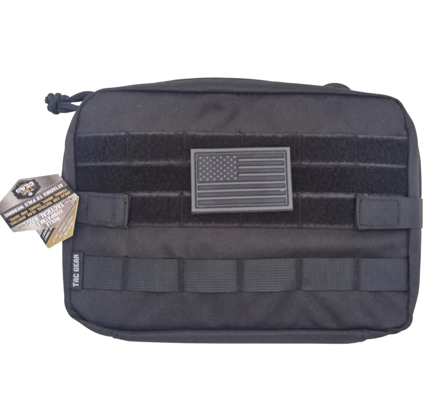 Patriotic MOLLE Component Bag with Zipper - 4 Pieces Per Retail Ready Display 23192 TAC GEAR